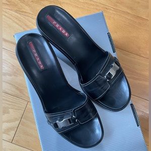 Prada Sport - Wedge slip on sandals